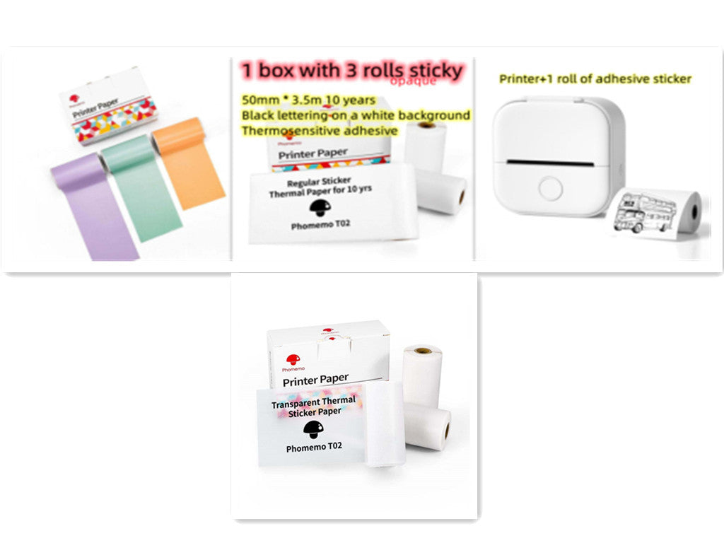 Mini Pocket Thermal Printer – Inkless, Portable & Smart