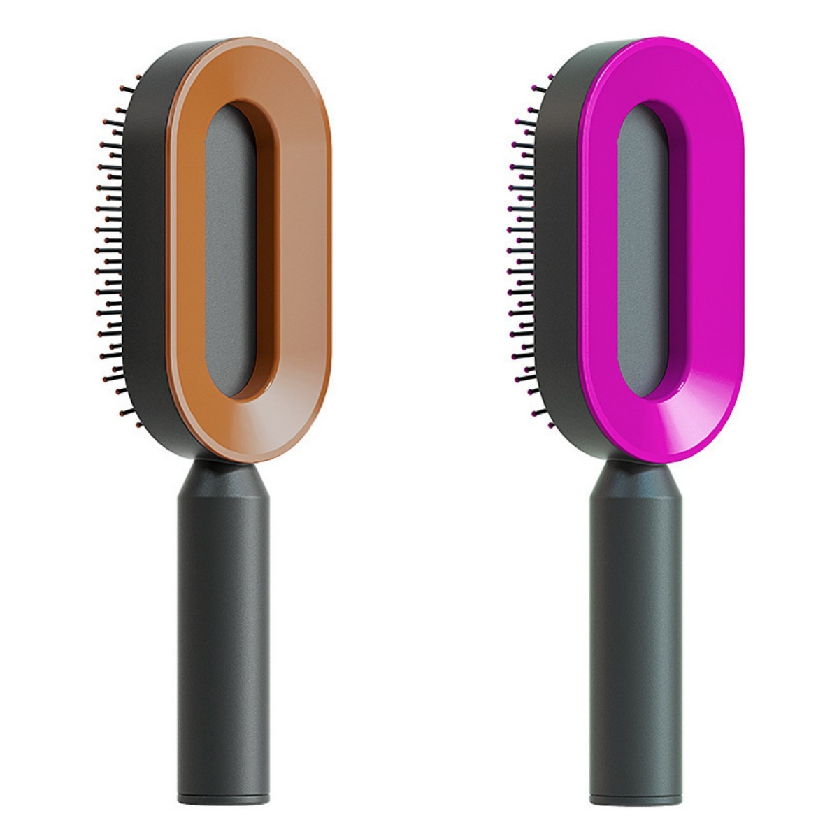 Self-Cleaning Hair Brush – One-Click Hair Removal & Scalp Massage Comb