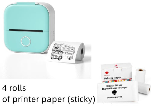 Mini Pocket Thermal Printer – Inkless, Portable & Smart