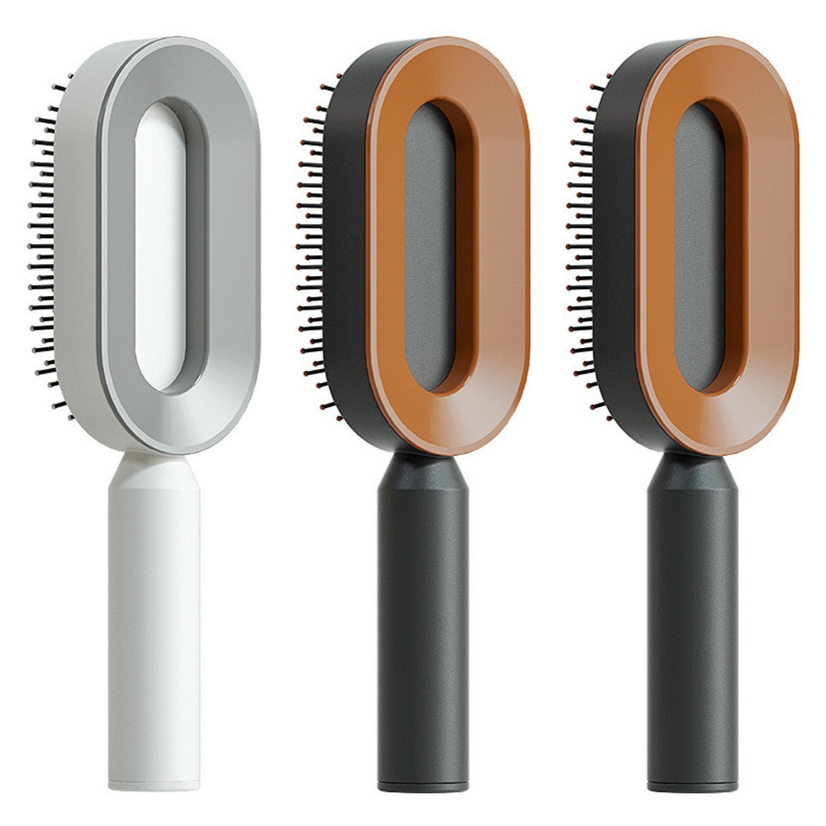 Self-Cleaning Hair Brush – One-Click Hair Removal & Scalp Massage Comb