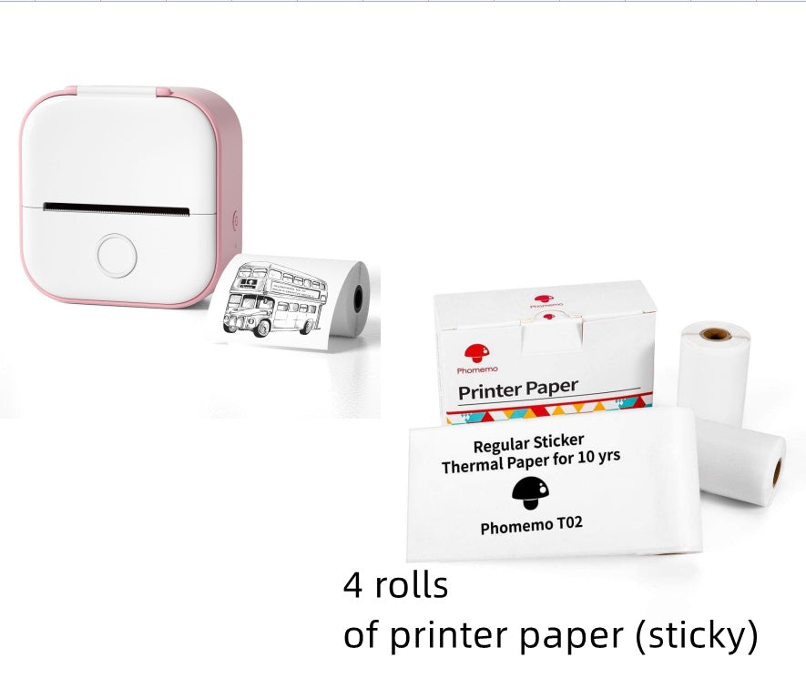 Mini Pocket Thermal Printer – Inkless, Portable & Smart
