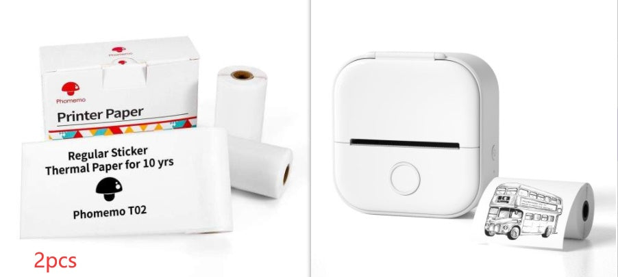 Mini Pocket Thermal Printer – Inkless, Portable & Smart