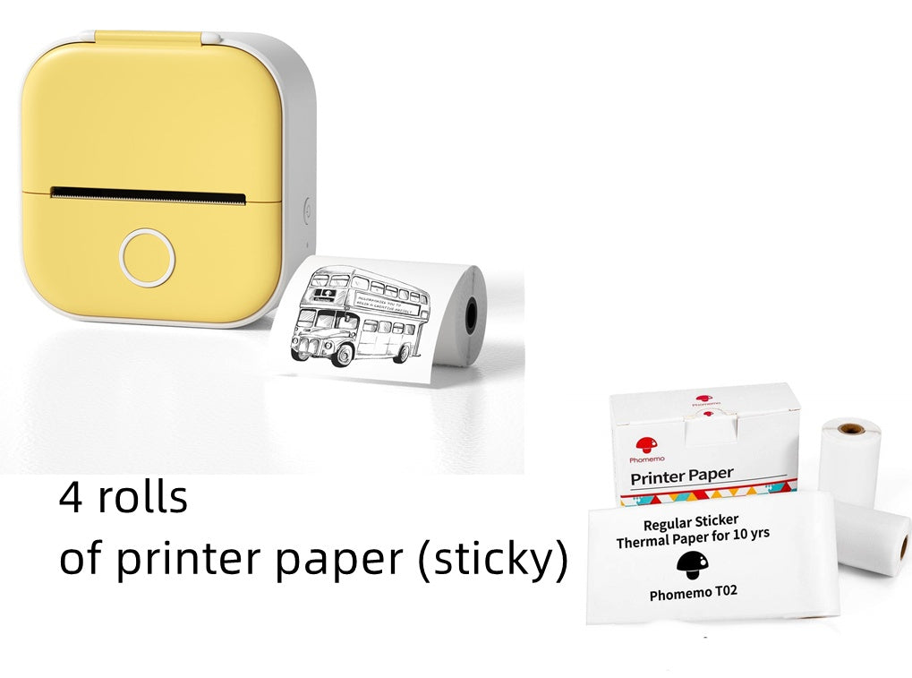 Mini Pocket Thermal Printer – Inkless, Portable & Smart