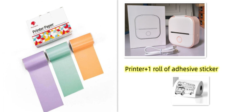 Mini Pocket Thermal Printer – Inkless, Portable & Smart