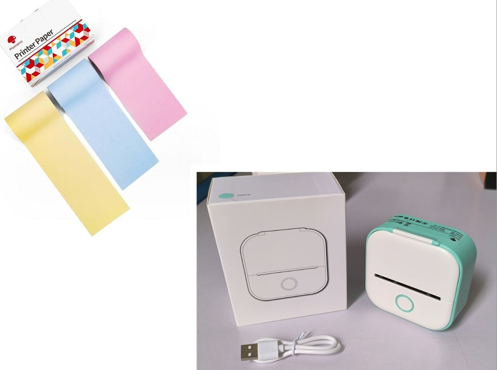 Mini Pocket Thermal Printer – Inkless, Portable & Smart