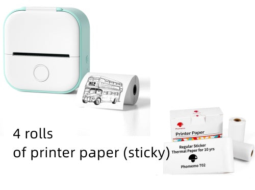 Mini Pocket Thermal Printer – Inkless, Portable & Smart