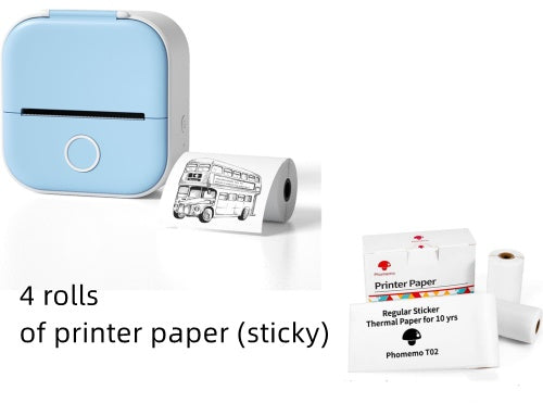 Mini Pocket Thermal Printer – Inkless, Portable & Smart