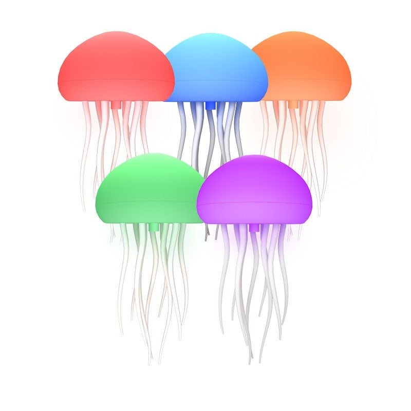 Sound-Controlled Jellyfish Mood Lamp – LED Night Light for Bedroom, Home Decor & Relaxation