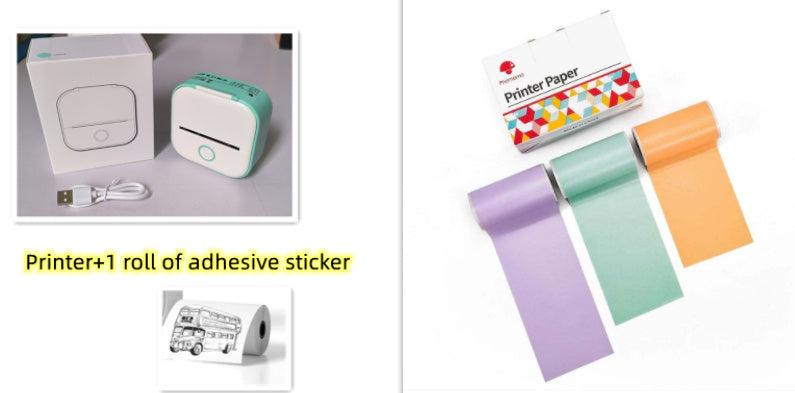 Mini Pocket Thermal Printer – Inkless, Portable & Smart