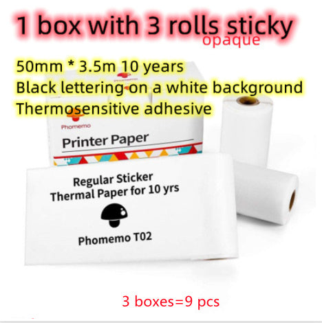 Mini Pocket Thermal Printer – Inkless, Portable & Smart
