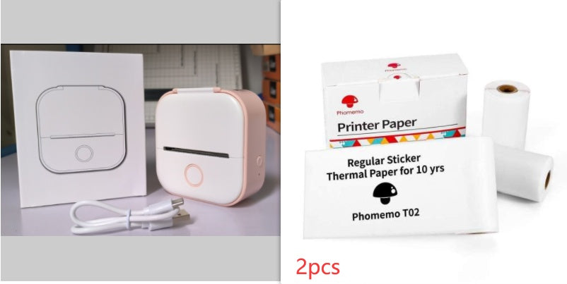 Mini Pocket Thermal Printer – Inkless, Portable & Smart