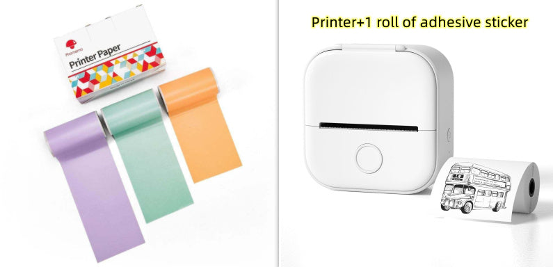 Mini Pocket Thermal Printer – Inkless, Portable & Smart