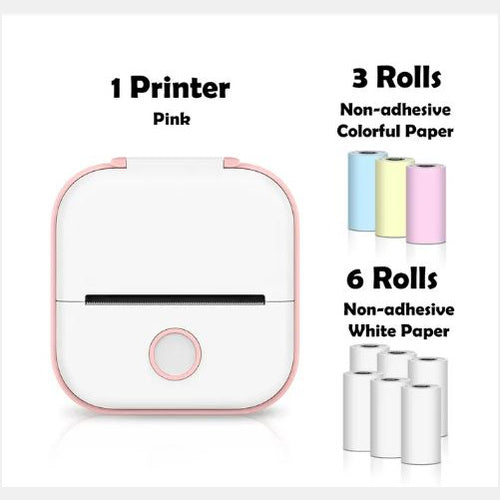 Mini Pocket Thermal Printer – Inkless, Portable & Smart