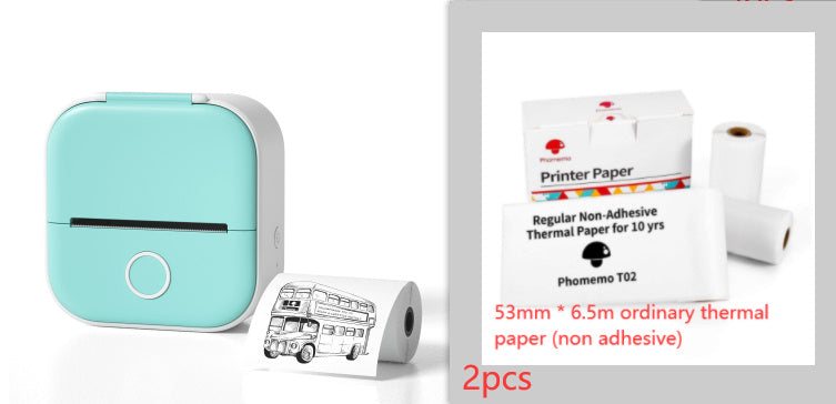 Mini Pocket Thermal Printer – Inkless, Portable & Smart