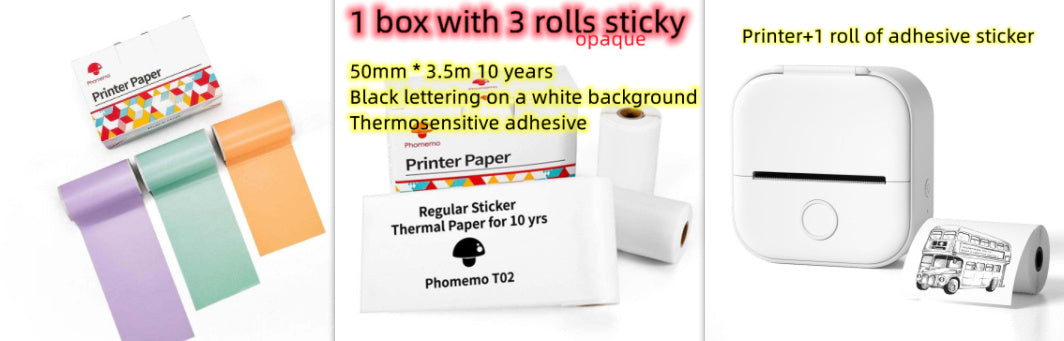 Mini Pocket Thermal Printer – Inkless, Portable & Smart
