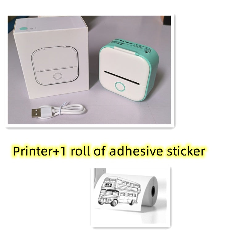 Mini Pocket Thermal Printer – Inkless, Portable & Smart