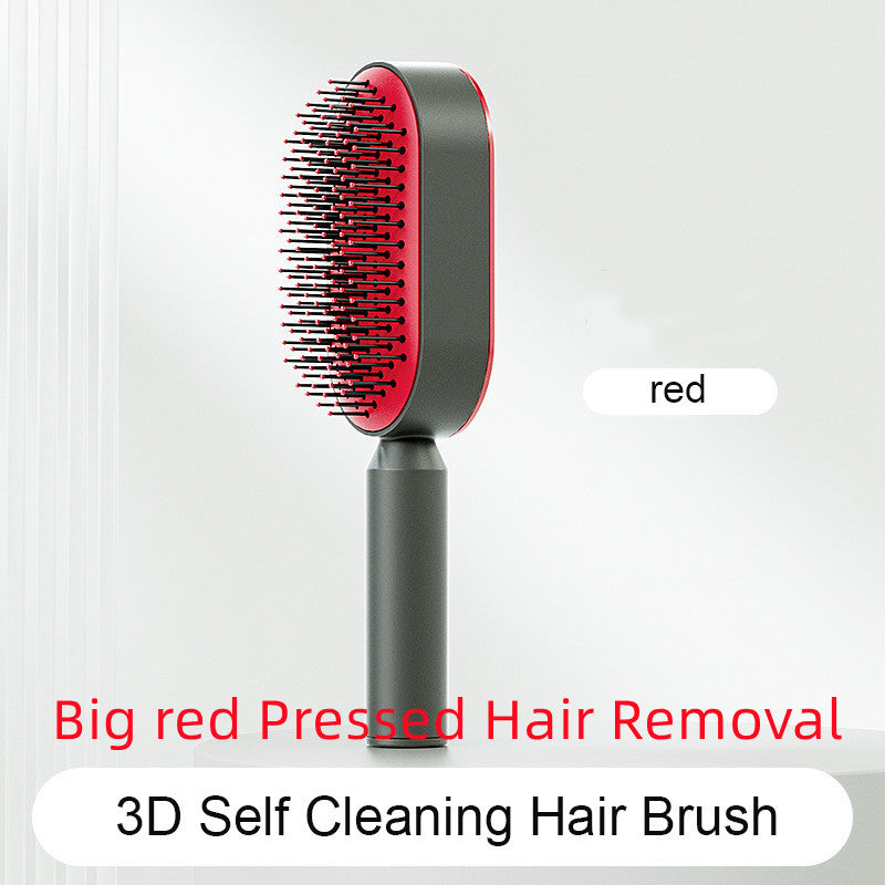 Self-Cleaning Hair Brush – One-Click Hair Removal & Scalp Massage Comb