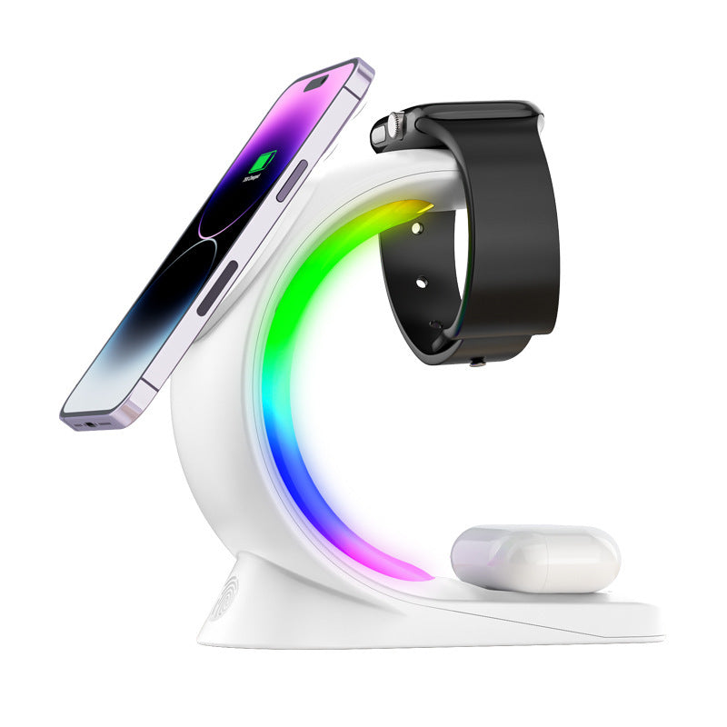 4-in-1 Magnetic Wireless Charger with Light