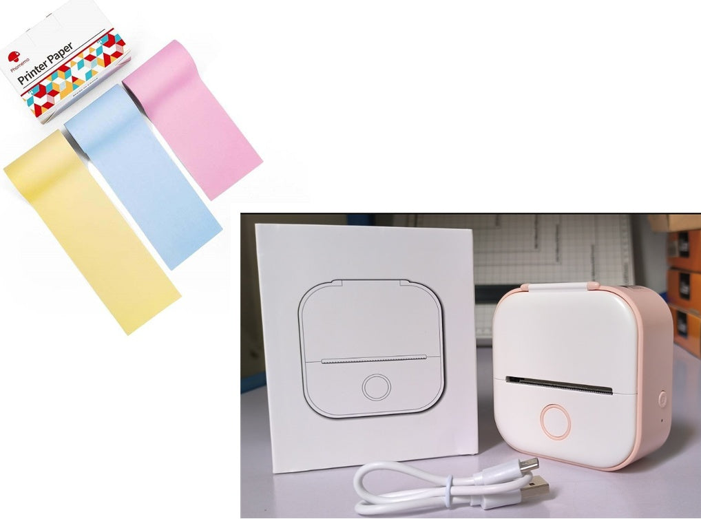 Mini Pocket Thermal Printer – Inkless, Portable & Smart