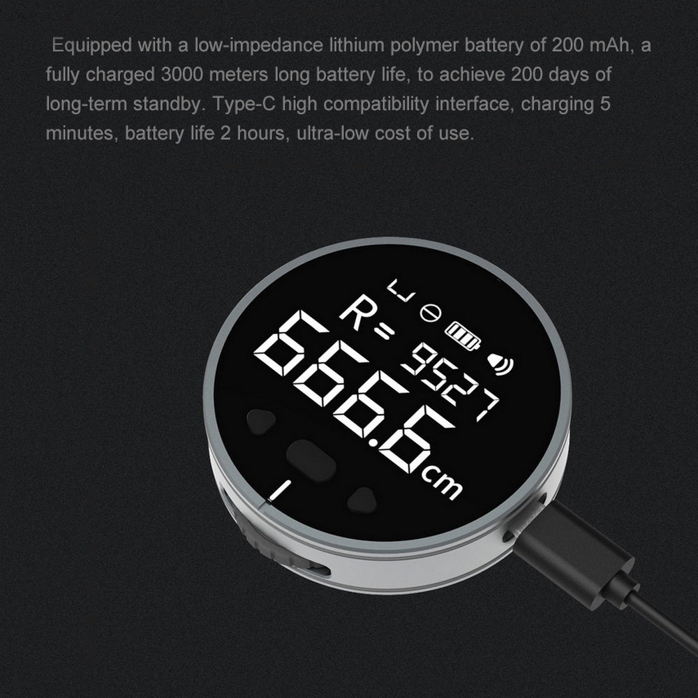 Digital Electronic Measuring Ruler – Multifunctional Smart Tape Measure with LCD Display, High Precision & Rechargeable