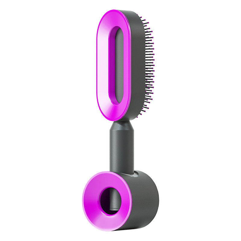 Self-Cleaning Hair Brush – One-Click Hair Removal & Scalp Massage Comb