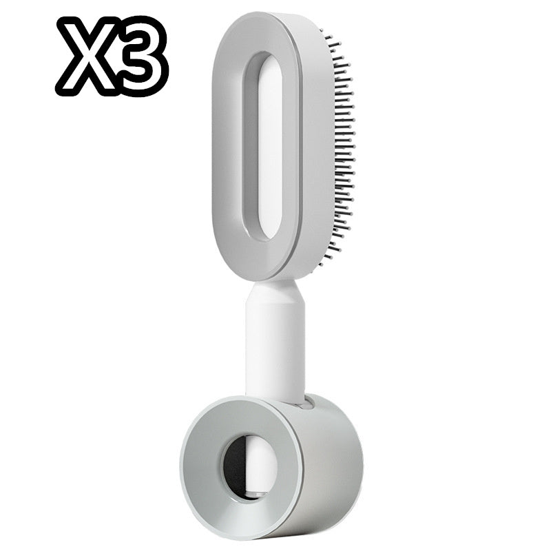 Self-Cleaning Hair Brush – One-Click Hair Removal & Scalp Massage Comb