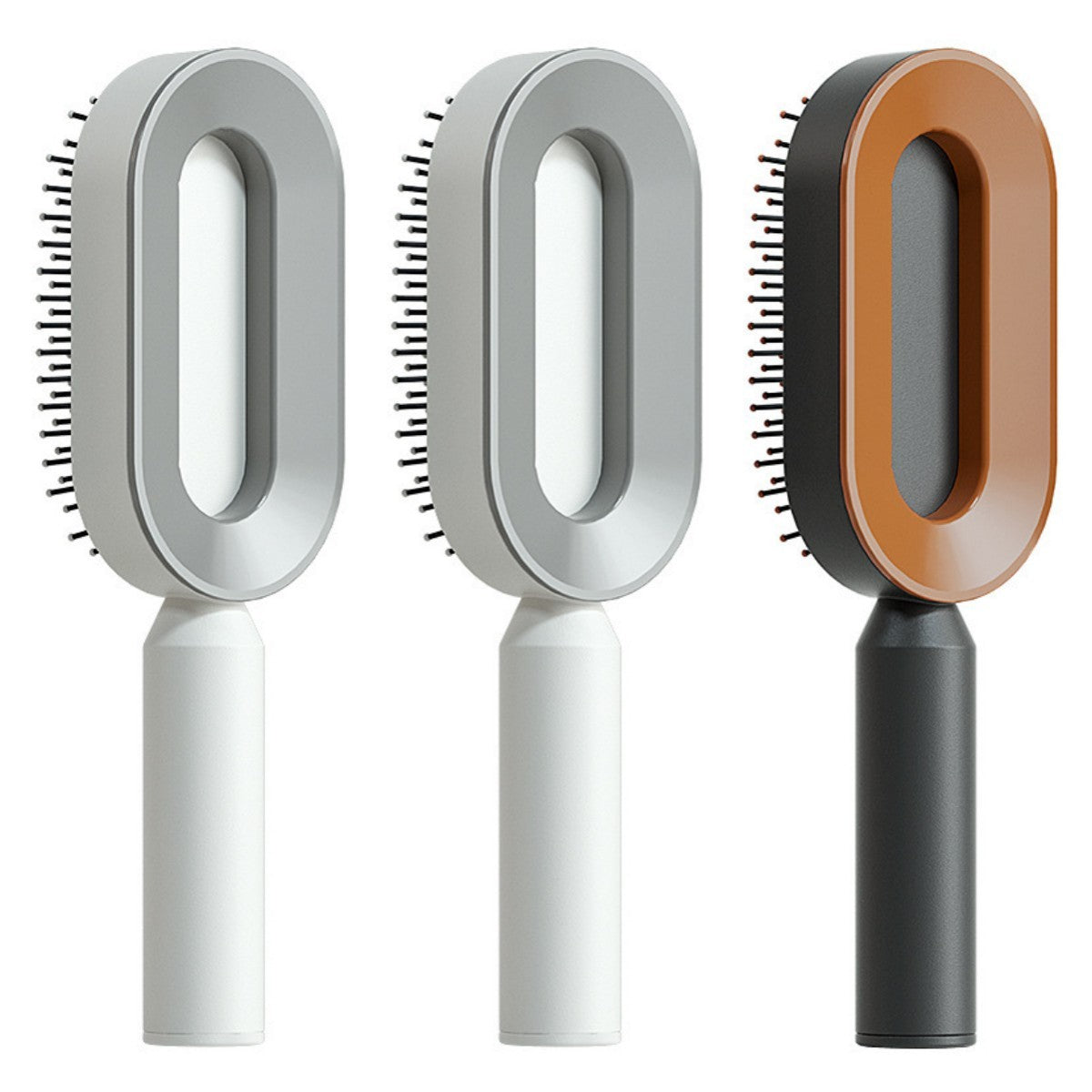 Self-Cleaning Hair Brush – One-Click Hair Removal & Scalp Massage Comb