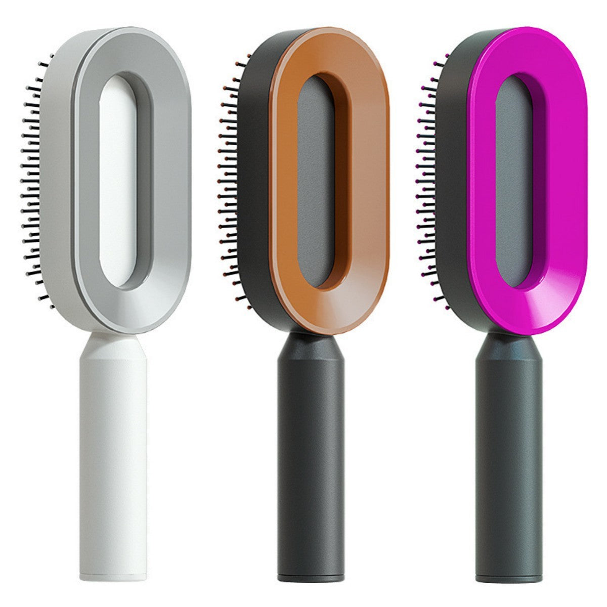 Self-Cleaning Hair Brush – One-Click Hair Removal & Scalp Massage Comb