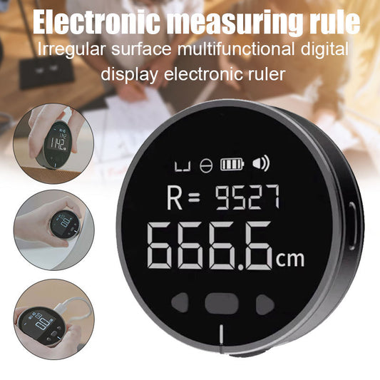 Digital Electronic Measuring Ruler – Multifunctional Smart Tape Measure with LCD Display, High Precision & Rechargeable