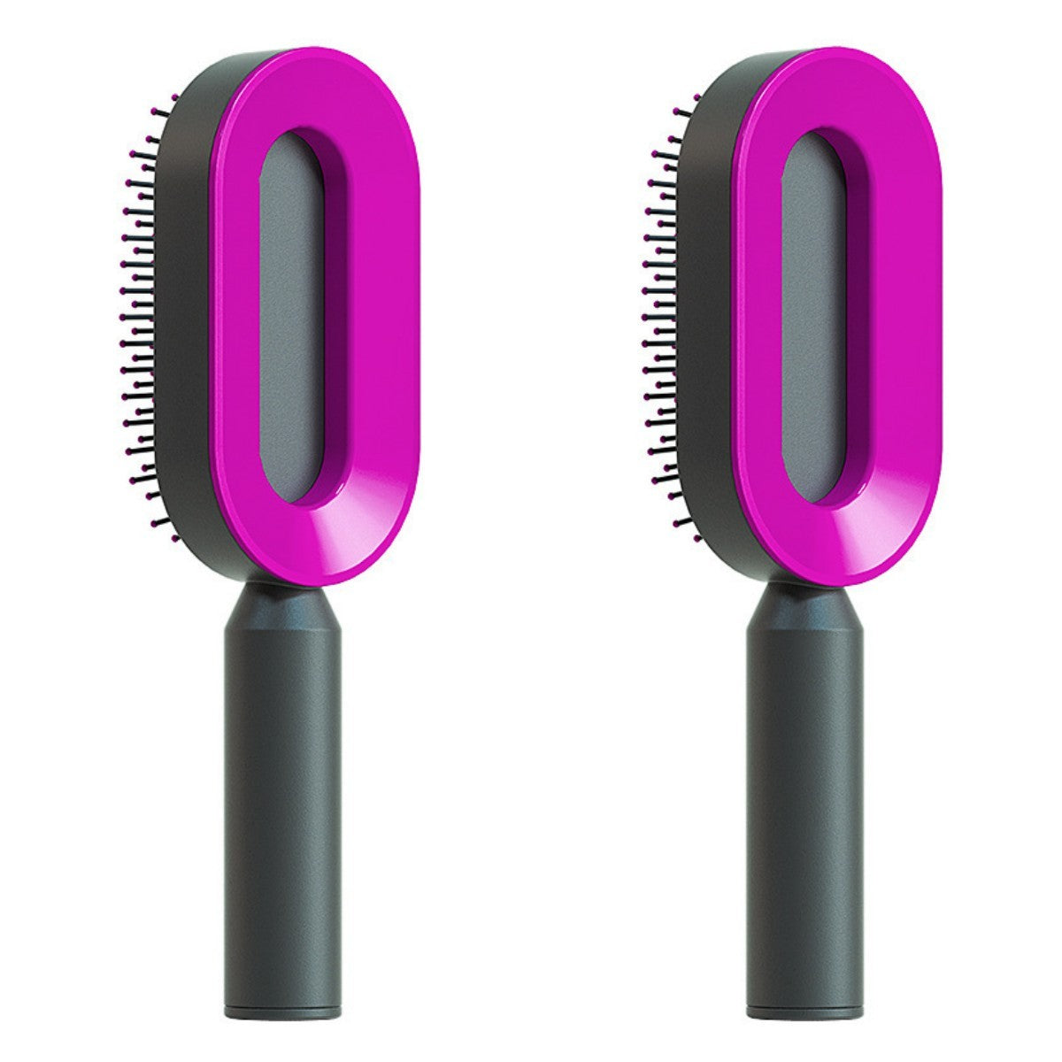 Self-Cleaning Hair Brush – One-Click Hair Removal & Scalp Massage Comb