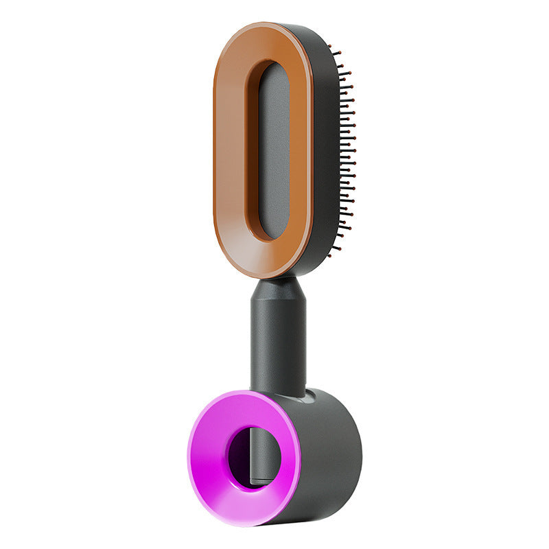 Self-Cleaning Hair Brush – One-Click Hair Removal & Scalp Massage Comb
